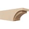 Ekena Millwork 4in. W x 4in. H x 12in. L Rivera Woodgrain TimberThane Rafter Tail, Primed Tan RFTUR04X04X12RIVRCPR - alternate 1